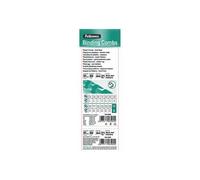 Fellowes Plastic Comb - 51 mm - 30 cm - 21 anneaux - A4 (210 x 297 mm) - 500 feuilles - noir - 50 unités peigne de reliure en plastique - pour Fellowes Galaxy 500, Galaxy E 500, Pulsar 300, Starlet 90