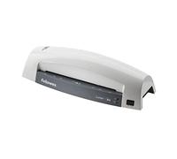 Fellowes Plastifieuse Lunar A4, pour plastifier à chaud pochettes de 80 à 125 microns, sans bourrages, loisirs créatifs, 30cm/min, 5715601 gris/blanc