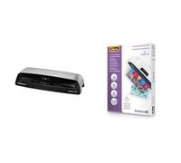 Fellowes Plastifieuse Neptune 3 A3 Pochettes de Plastification A3 175 Microns Fonctions & Pochette De Plastification A4 | 80 microns, Format A4 - Pack de 100 Feuilles