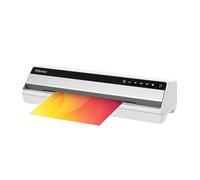Fellowes Plastifieuse Saturn 3I A3 Avec 10 Pochettes Plastifieuses A3 80 à 125 microns, Sans Bourrages, Plastifieuse A3, 3 Réglages De Température, Arrêt Automatique, Professionnel, 30 cm/min, 5736001