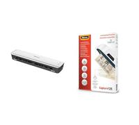 Fellowes Plastifieuse Sola A3, 125 Microns, Fonctions Anti-Bourrage Et Arrêt Automatique & Pochette De Plastification A4 125 Microns Pack De 100 Feuilles Plastifieuse A4
