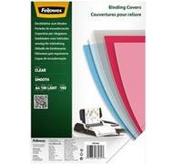 Fellowes Lot de 100 couvertures de reliure en PET transparent 180 microns (A4)