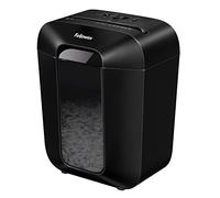 Fellowes Powershred LX45 Destructeur de papier à coupe croisée 8 feuilles à fonctionnement silencieux, 4400201, noir