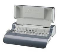 Fellowes Machine à relier à fil Quasar 5224101 – 130 feuilles, perforation manuelle – Argent