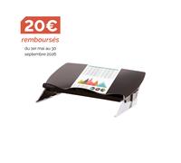 Fellowes Support documents incliné Easy Glide - Noir