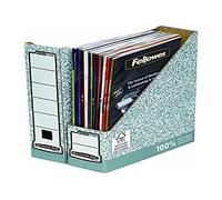 Fellowes System Pack de 10 Porte-Revues Montage Automatique Gris
