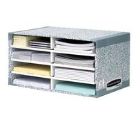 Fellowes Trieur De Bureau Bankers Box, Blanc/Gris