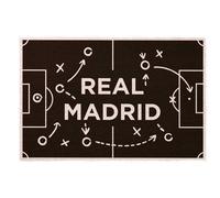 Felpudo Real Madrid en Fibre de Coco avec Base Antidérapante 60x40 cm - Paillasson Officiel