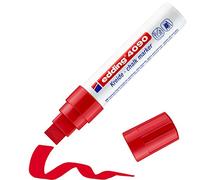 Felt-tip edding 4090 fenêtre inclinée rouge 4-15 mm sur blister