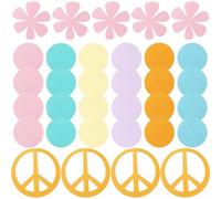 FELTECHELECTR 100 Pièces de Confettis en Carton Arc-en-ciel pour Décoration de Table, Dispersion Papier Rond pour Fête et Mariage, Ambiance Joyeuse Assurée