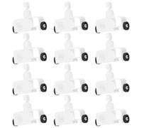 FELTECHELECTR 12pcs Poulies pour Stores à Bandes Verticales en Plastique Crochet, Capacité de Charge Élevée, Installation DIY pour Usage Résidentiel