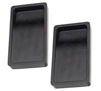 FELTECHELECTR 2 Pièces Pierre à Encre Portable Double Face, pour | Plastique Noir, Léger et Pratique, Style Simple Élégant, pour Apprentissage Calligraphique