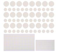 FELTECHELECTR 200pièces Points Adhésifs Double Face Acrylique Transparent Fort Adhésif Réutilisables sans Laisser de Trace pour DIY Déco Bureau ou Maison