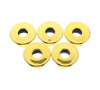 FELTECHELECTR Bouchons en Plastique Dorés Bouchons Diffuseurs de Parfum Polyvalents Lot de 5 Compatibles DIY pour Flacons Diffuseurs en Verre Adaptés aux Maisons et Bureaux