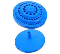 FELTECHELECTR Coffret de Rangement en Plastique pour Forets de Perceuse Bleu 100 Trous, Pratique et Sûr pour Organiser et Stocker Embouts de Ponçage