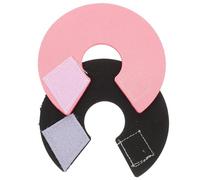 FELTECHELECTR Collier pour Perroquet Anti-Morsure en Daim Noir, Protection Post-opératoire Finition Soignée, 2 Pièces pour Oiseaux de Compagnie