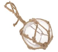 FELTECHELECTR Déco Bord de Mer Boule de Verre Artisanale Suspendue, Ornement en Verre Transparent, Solide, pour Décoration Intérieure et Maison Couleur Aléatoire