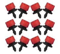 FELTECHELECTR Goutteurs D'irrigation Réglables 150 Pièces, Mini Têtes D'arrosage Goutte à Goutte Rouges en Plastique pour Système D'irrigation Automatique, Jardin, Serrage et Parterre de Fleurs