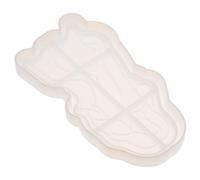 FELTECHELECTR Moule en Silicone Blanc pour Plateau Créatif DIY, Résistant la Casse l'usure, pour Artisanat et Décoration