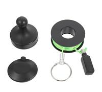 FELTECHELECTR Outil de Tirage de Fil Magnétique Blanc, Kit de Pêche Câble Nylon pour Électricien, Tire-câble Compact pour Passage Murs, Planchers et Gaines - Réparation et Installation