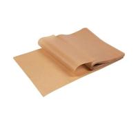 FELTECHELECTR Papier Sulfurisé Marron Pré-découpé 100 Pcs en Pulpe Antiadhésif Résistant Chaleur pour Cuisson Four et Friteuse à Air Chaud