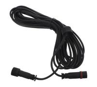 FELTECHELECTR rallonge de câble solaire pour projecteur, câble d'éclairage extérieur de 5 mètres, noir, double conducteur, étanche à la pluie, pour jardin