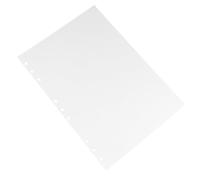 FELTECHELECTR Recharge 9 Trous de Papier à Feuilles Mobiles Blanches 90 Feuilles Pointillées pour Cahier Professeur des Écoles ou Usage Scolaire