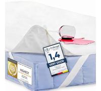 Feluna® Protège-Matelas Imperméable en Bambou 140x200 cm | Alèse bambou respirante, film PU multicouche - sans bruit plastique - certifiée OEKO-TEX - 13 tailles