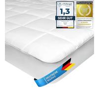 FELUNA® sur-Matelas Matelassé 500 g/m² - Microfibre Moelleux 160x200 | Rembourrage 3D anti-affaissement, tient en place jusqu'à 25 cm - lavable en machine, sans odeur chimique