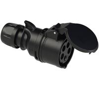 SHARK 215-6X - Raccord SHARK - 16 A, 5 p 6 h - noir