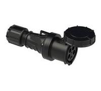 Femelle CEE 63 A 5 pôles PCE venttechnik 235-6xs 400 V noir Noir G
