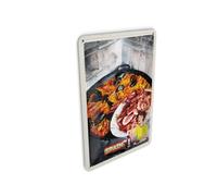 Femer Carte postale en tôle de voyage 10 x 14 cm Espagne Europe coquillages riz crevettes