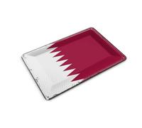 Femer Carte postale en tôle - Drapeau du Qatar - 14 x 10 cm - Plaque décorative rétro
