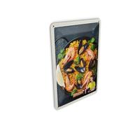 Femer Carte postale en tôle - Voyage - 10 x 14 cm - Espagne Europe Paella riz coquillages