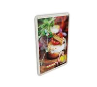 Femer Carte postale en tôle - Voyage - 10 x 14 cm - Espagne - Vin, viande, poisson, plats