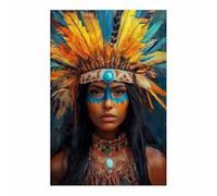 Femme Impression sur Toile Peinture Tableau Mural Decoration Élégant Paysage naturel-Impression panoramique moderne-Pour chambre à coucher(Noir 25)-70x100cm Sans cadre