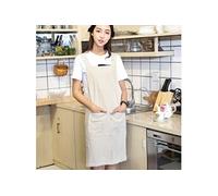 Femmes draps en coton croisé dans le dos Tablier japonais Cuisine Housework Wrap Pinafore BG_Kiliaadk291 G