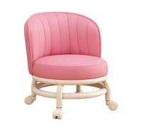 Fenayuu Rolling Low Stool with Backrest, Tabouret Bas À roulettes | Tabouret Bas Ergonomique À Roulettes Avec Rembourré, Parfait Pour Le Ménage, La Pédicure Et Le Bricolage
