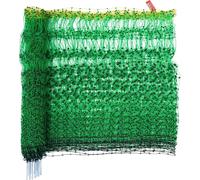Fence Netting électrique, 48 po H x 168 pi L, kit de clôture en PE avec poteaux et piquets à double pointe, filet utilitaire portable pour poulets, canards, oies, lapins, dans les jardins, les fermes