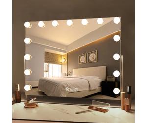 Fenchilin Miroir de maquillage LED - 65 cm