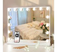 Fenchilin Miroir de maquillage lumineux - Blanc
