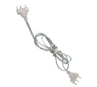 Fencing Epee Cordelette de rechange 1,6 m en plastique souple et métal pour réparation d'équipement de sport d'équipe Transparent