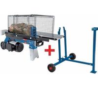 Fendeur de bûches électrique, 7T, 2200W, 52cm Ø 25 cm, SCHEPPACH HL760LS, avec support