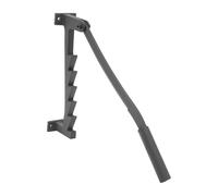 Fendeur de bûches mural manuel acier 40cm bois chauffage noir | Acier moulé peint, manuel, lame 40cm, poignée 15,6cm, fixation mur/arbre/sol, anneau verrouillage, gants inclus, 4kg, noir
