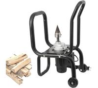 Fendeuse à bois électrique, 2000W, 420 RPM, 220V. Équipée de roues de transport, pour une section maximale de 20 cm de bois. Outil de fendage de bois automatique