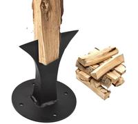 Fendeuse à bois électrique - YYV - Petite fendeuse - Robuste - Compact - Noir