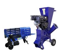 Fendeuse à bois T-Mech 7T 520 mm & broyeur à bois T-Mech 13 CV