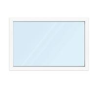 Fenêtre 150x100 cm, PVC, aluplast ideal 4000, 1500 x 1000 mm, blanc, fenêtre fixe, 1 vantail, double vitrage, configuration personnalisée