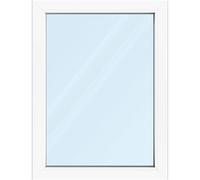 Fenêtre 75x100 cm, PVC, aluplast ideal 4000, 750 x 1000 mm, blanc, fenêtre fixe, 1 vantail, double vitrage, configuration personnalisée