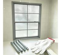 Fenêtre à suspension simple en aluminium, double couche, verre trempé, fenêtre coulissante écoénergétique pour la maison, design encastré, météo, ventilation moderne pour chambre à coucher, cuisine
